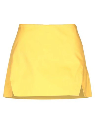 Shop History Repeats Mini Skirt In Yellow