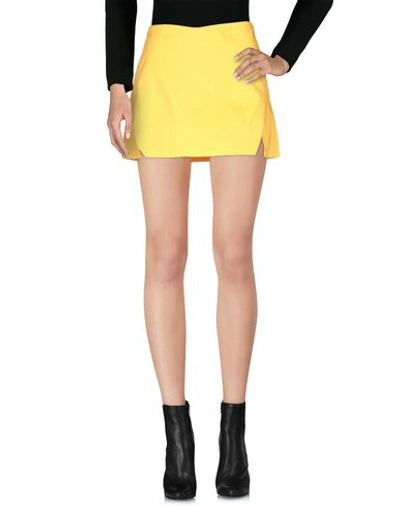 Shop History Repeats Mini Skirt In Yellow