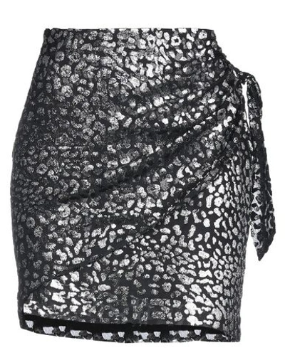 Shop Iro Woman Midi Skirt Black Size 8 Viscose, Silk