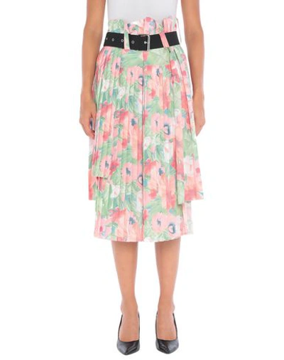 Plan C Midi Skirts In Pink