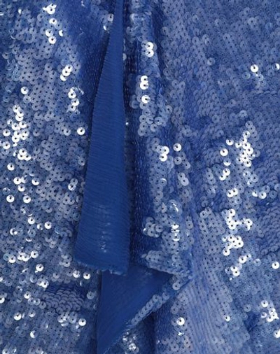 Shop Alberta Ferretti Woman Mini Skirt Midnight Blue Size 8 Polyamide, Silk