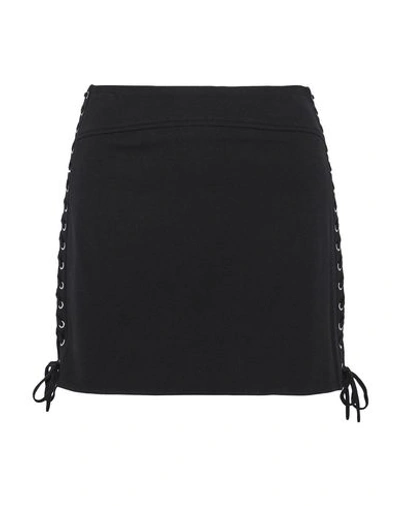 Shop Mcq By Alexander Mcqueen Mini Skirts In Black