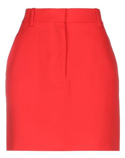 Shop Calvin Klein 205w39nyc Woman Mini Skirt Red Size 2 Wool
