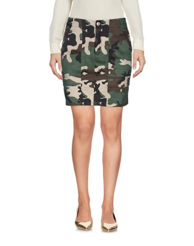 Shop Gcds Mini Skirts In Military Green