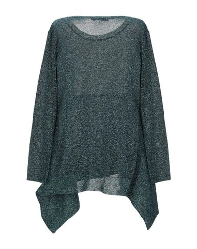 Shop Charlott Woman Sweater Green Size M Viscose, Cupro, Polyester