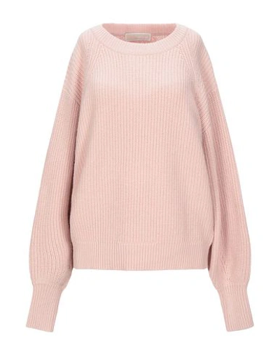 Shop Michael Michael Kors Sweaters In Light Pink