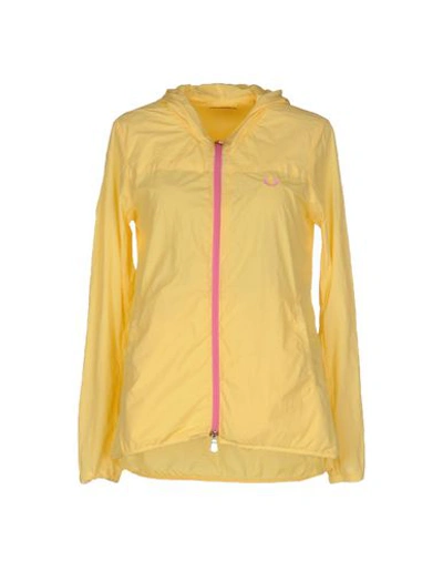 Shop Fred Perry Jackets In Yellow