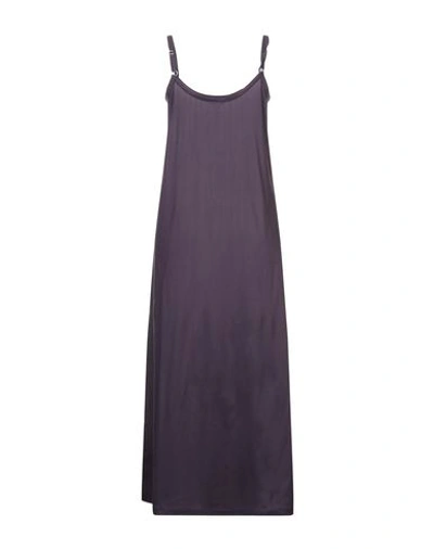 Shop Hanro Nightgown In Dark Purple