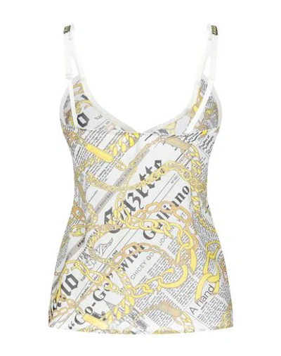 Shop John Galliano Tank Top In White