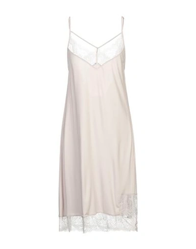 Shop Hanro Nightgown In Light Grey