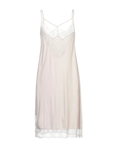 Shop Hanro Nightgown In Light Grey