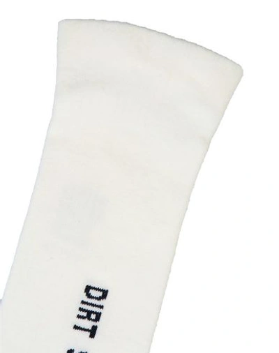 Shop Rick Owens Short Socks In Ivory