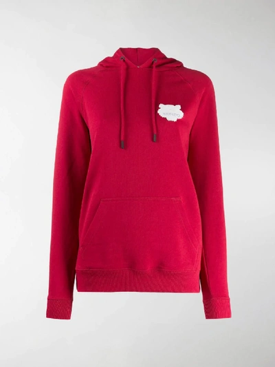 Shop Kenzo Tiger Patch Hoodie In Red
