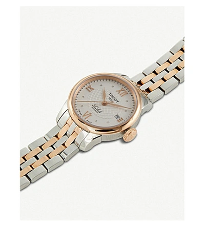 Shop Tissot Men's T41.1.183.16 Le Locle Diamond Bi-colour Watch