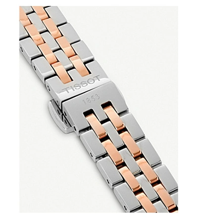 Shop Tissot Men's T41.1.183.16 Le Locle Diamond Bi-colour Watch