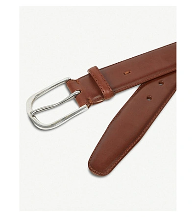 Shop Paul Smith Accessories Vegetable-tanned Leather Belt