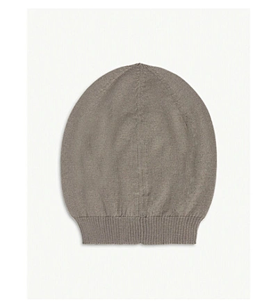 Shop Rick Owens Cashmere Beanie In Dust