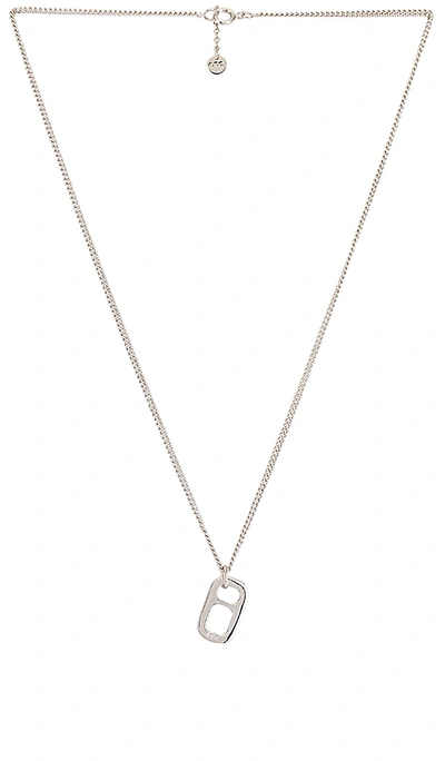Shop Apc Nathan Necklace In Argent