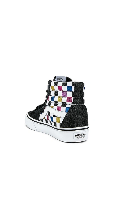 Shop Vans Sk8-hi In Black & True White