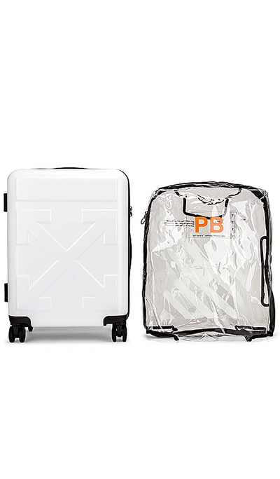 Shop Off-white Arrow Trolley In White