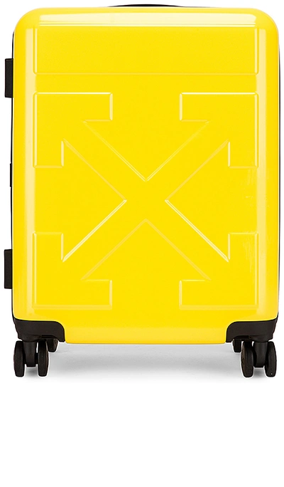 Shop Off-white Arrow Trolley In Yellow