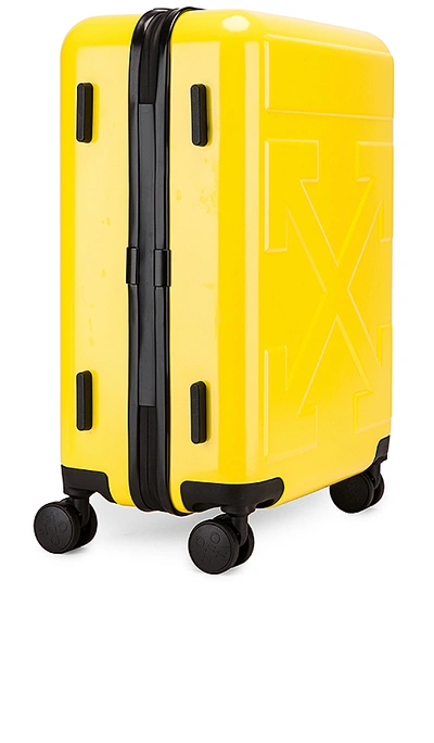 Shop Off-white Arrow Trolley In Yellow