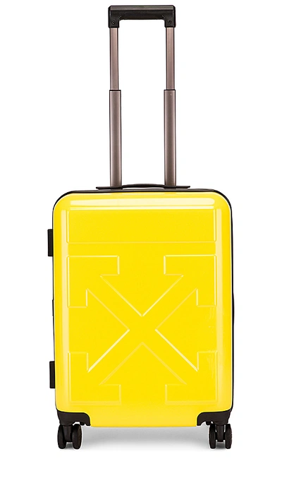 Shop Off-white Arrow Trolley In Yellow