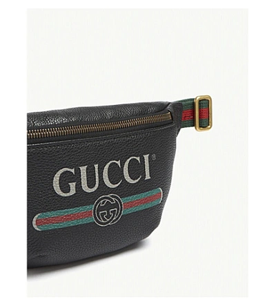 Shop Gucci Vintage Logo Small Leather Belt Bag In Pink
