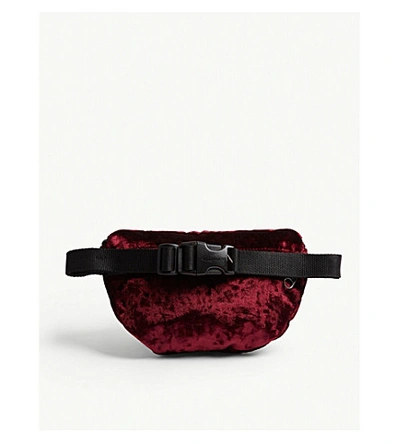 Shop Eastpak Andy Warhol Belt Bag In Crushed Merlot