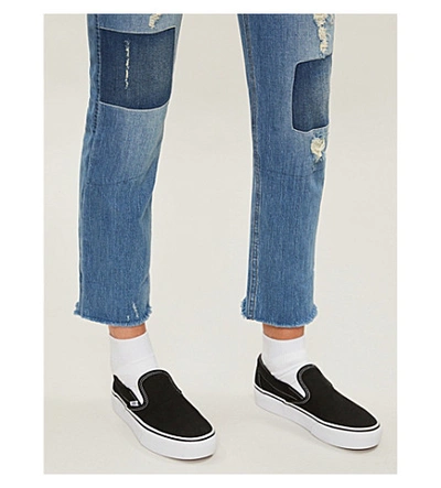 Shop Rag & Bone Rosa Mid-rise Stretch-denim Boyfriend Jeans In Ito