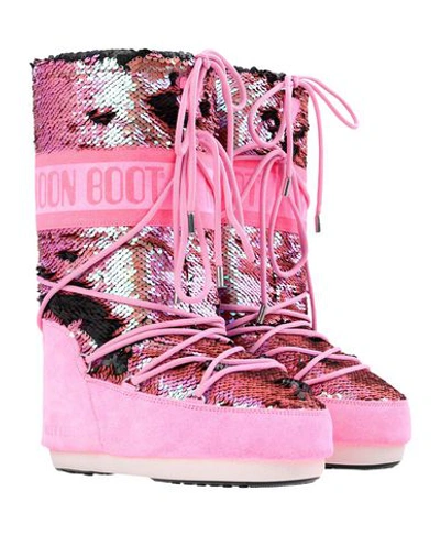 Shop Moon Boot Boots In Pink