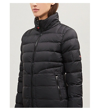 Shop 49 Winters Tailored Down Shell-down Hooded Jacket In Black