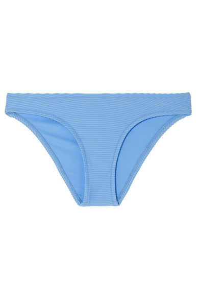 light blue ribbed bikini