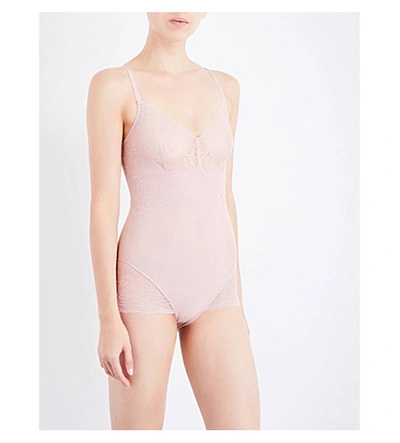 Shop Spanx Spotlight On Lace Body In Vintage Rose