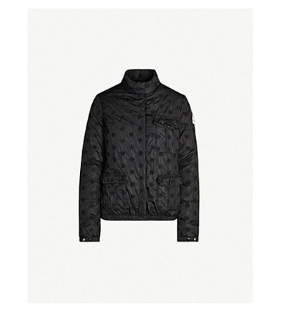 Shop Moncler Genius 4 Moncler Simone Rocha Hillary Embroidered Shell Jacket In Black
