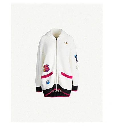 Shop Stella Mccartney X The Beatles Wool Cardigan In White