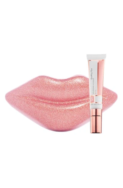 Shop Beautybio Full Size The Pout Sparkling Rose Volumizing Lip Serum & Sparkle Lip Ornament