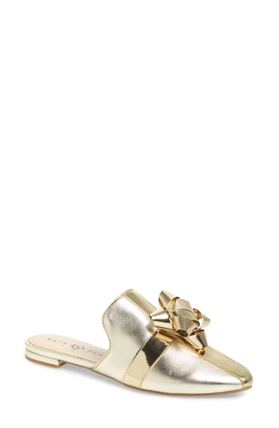 Shop Katy Perry The Stephanie Mule In Champagne Faux Leather