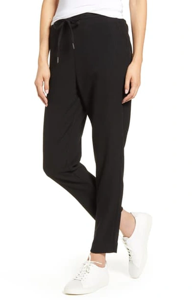 Shop Cupcakes And Cashmere Roman Twill Trouser Joggers In Black
