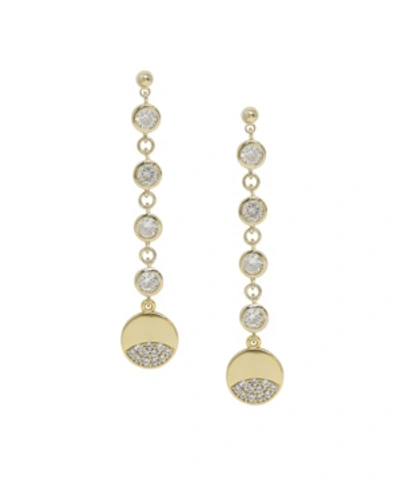 Shop Ettika Dangle Dipped Gold And Crystal Earrings