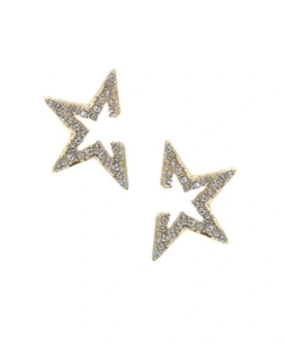 Shop Ettika Star Light Earrings In Gold