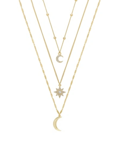 Shop Ettika Night Sky Necklace Set In Gold