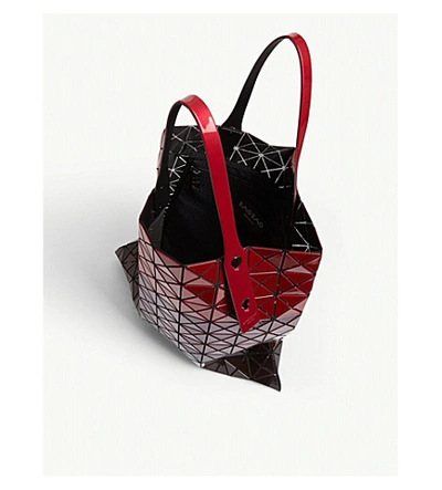 Shop Bao Bao Issey Miyake Prism Large Pvc Tote Bag In Red Mix