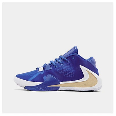 Shop Nike Men's Zoom Freak 1 Basketball Shoes In Blue