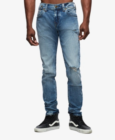 Shop True Religion Men's Rocco Skinny Fit Jean In Dark Blue