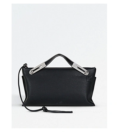 Shop Loewe Missy Small Leather Bag In Black