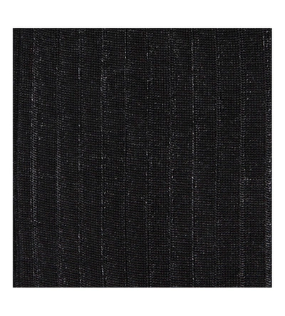 Shop Falke Ribbed Cotton Shadow Socks, Mens, Size: 9-9.5, Black/grey