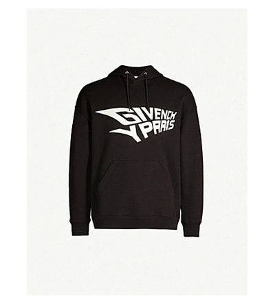 Shop Givenchy Giv Swt Hood Glow In Dark In Black