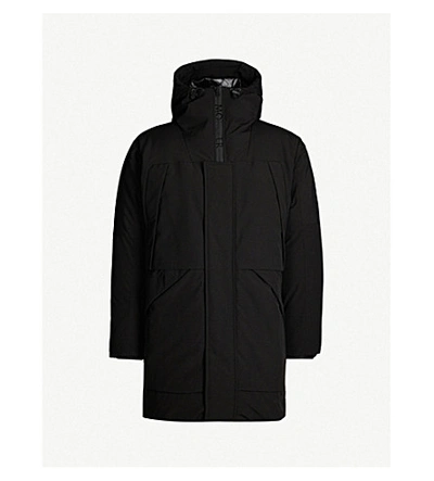 Shop Moncler Forster Padded Shell-down Parka In Black