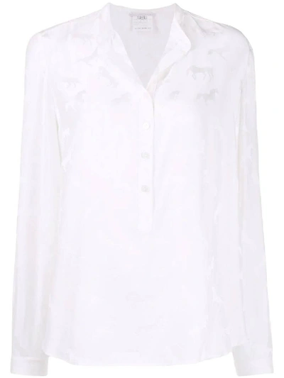 Shop Stella Mccartney Horse Print Blouse